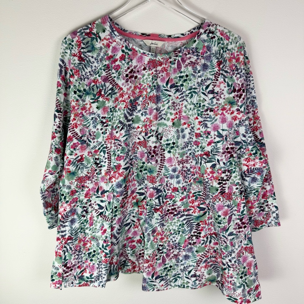 JOULES Linen-Cotton 3/4 sleeve tee